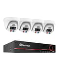 Miniatyrbillede 1 af 2: POE Sikkerhedskamera System, 4K Opløsning, Ansigtsgenkendelse, , 3T（户外运动）, 8CH 4pcs 5MP Cameras