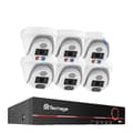 Miniatyrbillede 1 af 2: POE Sikkerhedskamera System, 4K Opløsning, Ansigtsgenkendelse, , None, 8CH 6pcs 8MP Cameras