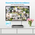 Miniatyrbillede 3 af 4: 4K PoE NVR, 16 kanaler, H.265+ komprimering,16CH, 4T