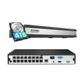 Miniatyrbillede 1 af 4: 4K PoE NVR, 16 kanaler, H.265+ komprimering,16CH, 4T
