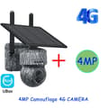 Miniatyrbillede 2 af 2: Trådløs PTZ Solar Kamera, 5MP Opløsning, Tovejs Lyd, 4MP 4G