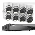 Miniatyrbillede 1 af 2: 8CH DVR CCTV Sikkerhedssystem, 5MP Ultra HD Opløsning, Infrarød Nattesyn,2T, 3K CMOS-kamera