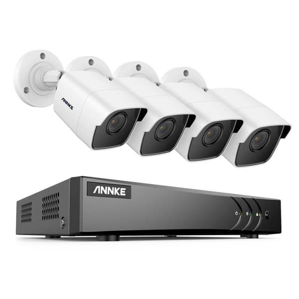 8CH DVR CCTV Sikkerhedssystem, 5MP Ultra HD Opløsning, Infrarød Nattesyn,5MP CMOS Kamera-a, 4T