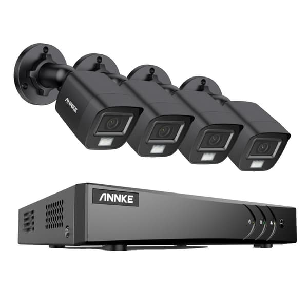 8CH DVR CCTV Sikkerhedssystem, 5MP Ultra HD Opløsning, Infrarød Nattesyn,2T, 3K CMOS Kamera-d