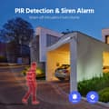 Miniatyrbillede 3 af 4: 4MP Trådløst Sikkerhedskamera, Lang Batterilevetid, Dobbelt Lysdesign