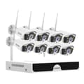 Pikkukuva 1 / 2: Jooan 10CH WiFi CCTV -järjestelmä, 3MP resoluutio, vedenpitävät kamerat,1T1T, 10CH 3MP 8 kameraa
