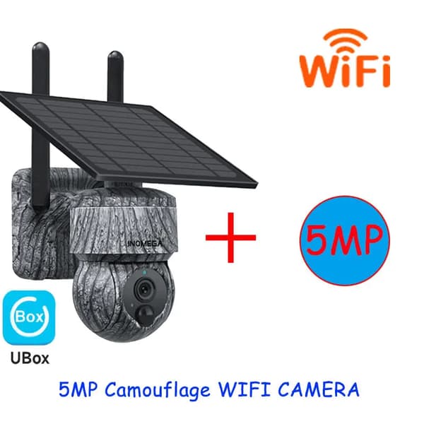 5MP Langaton Turvakamera, Infrapunateknologia, Kaksoisyhteys,5MP WIFI