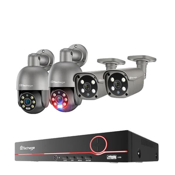Turvakamerajärjestelmä, yöllinen näkymä, ihmisen havaitseminen, , 3T（户外运动）, 8CH NVR 4Cameras