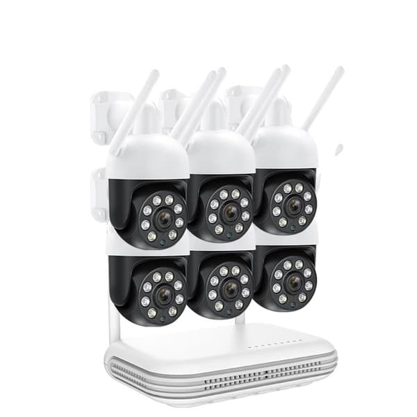 Trådløst kamera system, Humanoid Auto Tracking, To-vejs lyd, , None, 8CH NVR 6 Cameras