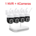 Miniatyrbillede 2 af 2: Trådløst kamera system, Humanoid Auto Tracking, To-vejs lyd, , None, 8CH NVR 4 Cameras