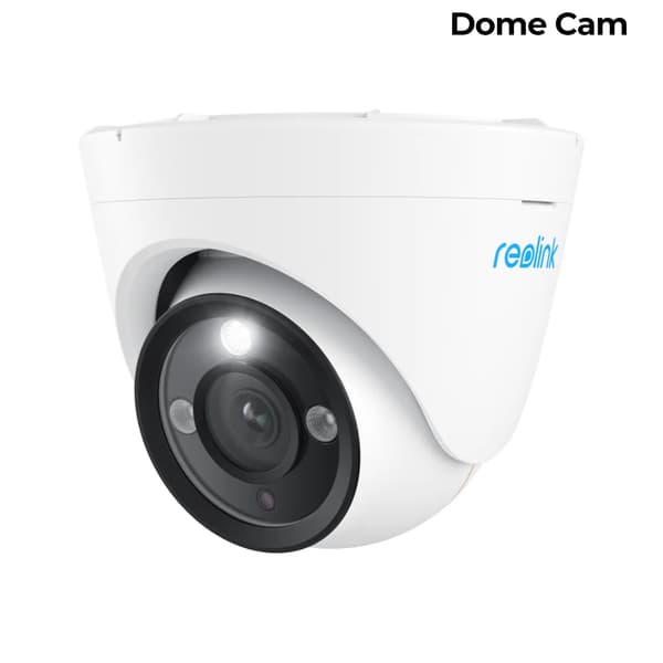 Reolink 12MP PoE IP Kamera, Farve Nattesyn, Smart Person/Vehicle Detektion,PAL, Dome Kamera, Fast Fokal