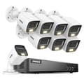 Miniatyrbild 2 av 2: Videobevakningssystem, 8-kanals DVR-inspelare, utomhus CCTV-kamerakit, 1T, 8CH DVR 8Pcs Kits
