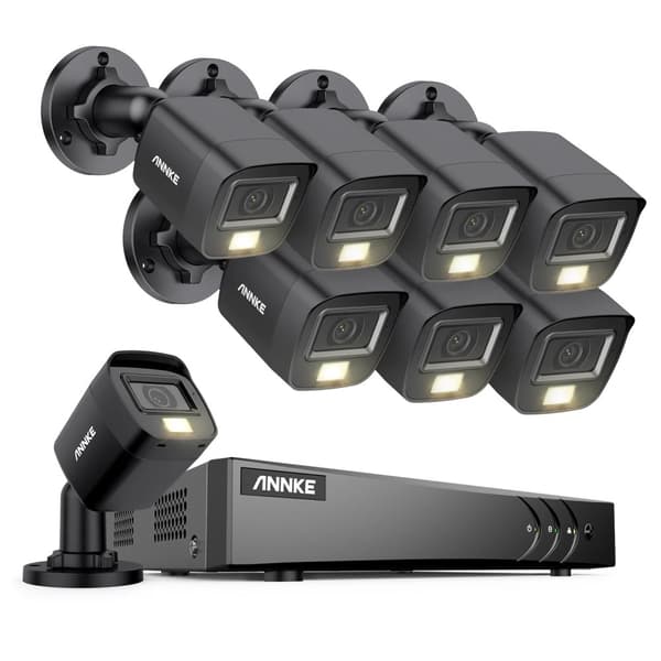 Videobevakningssystem, 8-kanals DVR-inspelare, utomhus CCTV-kamerakit, Ingen, 8CH DVR 8st Kit