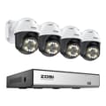 Miniatyrbillede 2 af 2: ZOSI Sikkerhedskamerasystem, 5MP opløsning, AI-detektionsfunktioner,4 stk. 5MP Kameraer, Ingen