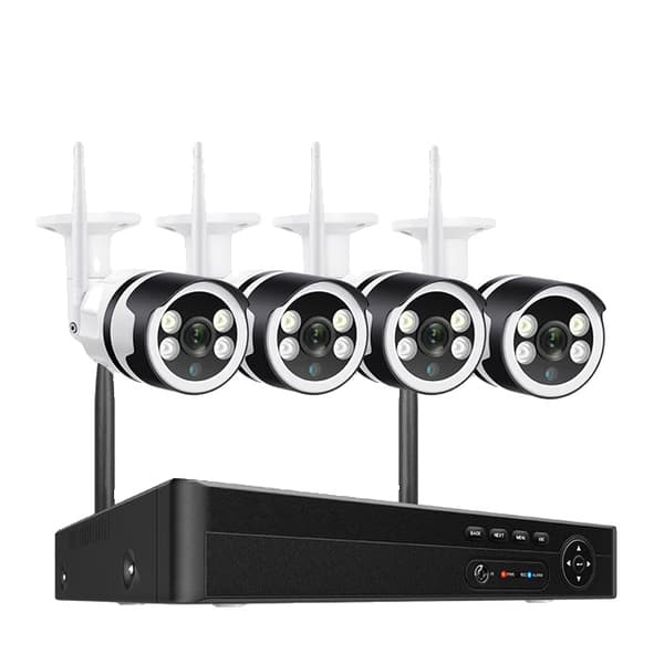 WiFi IP Kamera System, To-vejs Audio, Menneske Detektion, , 1T, 8CH and 4pcs 3MP Cam