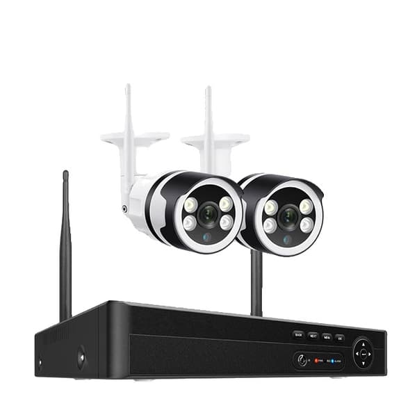 WiFi IP Kamera System, To-vejs Audio, Menneske Detektion, , 1T, 8CH and 2pcs 3MP Cam