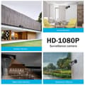 Miniatyrbillede 3 af 4: ANNKE 1080P Sikkerhedskamera, Natvision Op til 66ft, Vejrbeskyttet Design,1080p