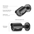 Miniatyrbillede 4 af 4: ANNKE 1080P Sikkerhedskamera, Natvision Op til 66ft, Vejrbeskyttet Design,1080p