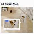 Miniatyrbillede 3 af 4: 4MP Super HD PTZ IP Sikkerhedskamera, AI Ansigtsgenkendelse, 4X Optisk Zoom