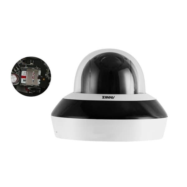 4MP Super HD PTZ IP Sikkerhedskamera, AI Ansigtsgenkendelse, 4X Optisk Zoom