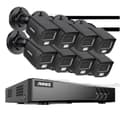 Miniatyrbild 1 av 2: 8CH DVR CCTV säkerhetssystem, 5MP Ultra HD-upplösning, infraröd nattvision,3K CMOS-kamera-c, 2T