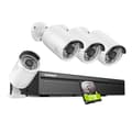 Miniatyrbillede 1 af 2: 8MP POE Sikkerhedskamera System, To-Vejs Lyd, Nattesyn op til 100ft,4STK 2TB