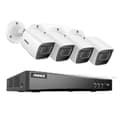 Miniatyrbild 1 av 2: 8CH DVR säkerhetssystem, 4K Ultra HD-upplösning, smart rörelsedetektering,8CH DVR 4 st kameror, 2T