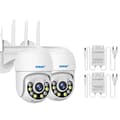 Miniatyrbild 1 av 2: Smar Wireless PTZ IP-kamera, 3MP HD-upplösning, Intelligent AI-detektion,3,6 mm, 2x3MPxAdapter