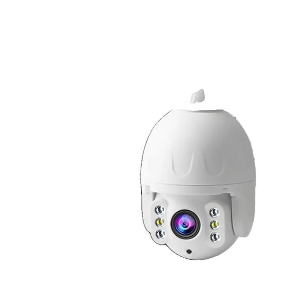 Udendørs sikkerhedskamera, 360° panorering og tilt, fuld farve natvision,8mp, EU-stik