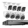 Miniatyrbild 1 av 2: Säkerhetskamerasystem, 5MP högupplöst, 8CH DVR med nattseende,8CH DVR 8Pcs Kit-c, Ingen