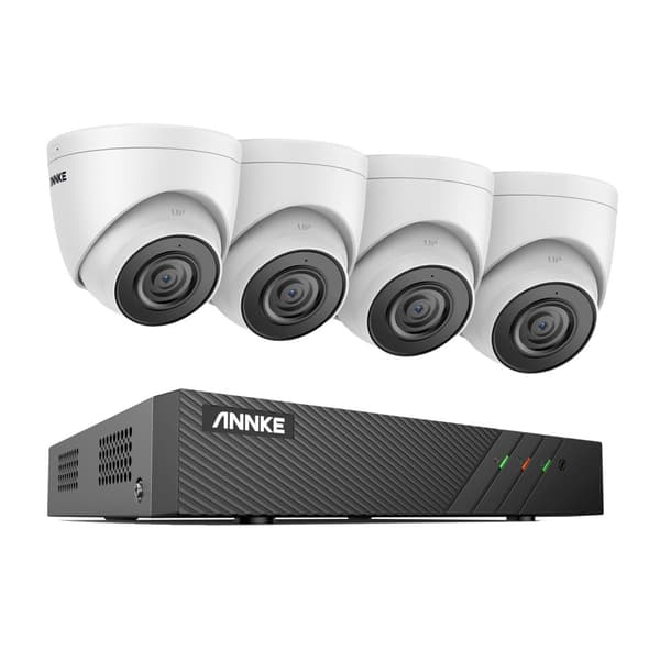 Nätverksvideosekretessystem, 5MP upplösning, POE videövervakning,I51DS0402, Ingen