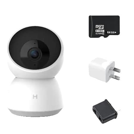 Älykäs IP-kamera, 360 asteen panoraamanäkymä, infrapunayönäkö,2K lisää EU64G