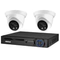 Miniatyrbillede 1 af 2: 8MP Sikkerhedskamerasystem, AI Bevægelsesdetektion, IP66 Vandtæt, Fjernadgang,Ingen, 4CH NVR 2 AI Kamera