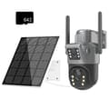 Miniatyrbillede 2 af 2: 4G Dual Lens PTZ Solkamera, 8MP Opløsning, 30m Nattesyn,Kamera Tilføj 64GB