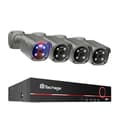 Miniatyrbillede 1 af 2: CCTV Videoovervågning, To-vejs lyd, Smart AI Ansigtsgenkendelse, 3T, 8CH 4 stk 8MP kamera