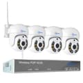 Pikkukuva 1 / 2: Langaton CCTV-järjestelmä, 10CH NVR, AI-humanoiditunnistus,1T, 10CH 5MP 4 PTZ:llä