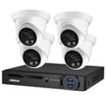 Miniatyrbillede 1 af 2: Sikkerhedskamera system, 8MP 4K opløsning, AI farve natvision, , 4CH NVR and 4 Camera, 1T