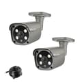Miniatyrbillede 1 af 2: 5MP Sikkerhedskamera, Fuld Farve Natvision, To-Vejs Lyd,2 stk 5MP DC 12V