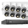 Miniatyrbillede 1 af 2: Netværk Video Sikkerhedssystem, 5MP Ultra HD Opløsning, 8 Kanal Live Overvågning,8CH 8Pcs Kamera-a, Ingen