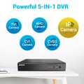 Miniatyrbillede 2 af 4: Sikkerheds-DVR-optager, H265+ video, e-mail-advarsler,8CH, Ingen