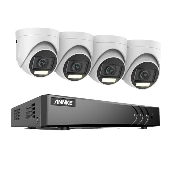 ANNKE Video Security System, 5MP:n korkean määritelmän, edistynyt liikkeentunnistus,4T, Neljällä kameralla.