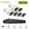 Miniatyrbillede 2 af 2: SANNCE Videoovervågningssystem, 8MP opløsning, POE IP-kameraer,2T, I71FQ06