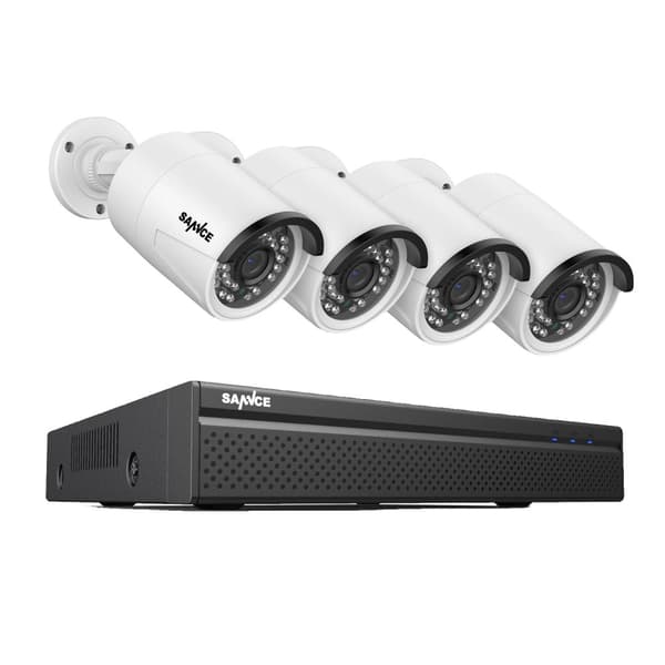 SANNCE Videovalvontajärjestelmä, 8MP Resoluutio, POE IP-kamerat,I51FQ04, Ei mitään