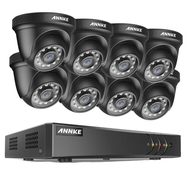 ANNKE Turvajärjestelmä, 2MP Resoluutio, 8 Kanavaa, HD Videopakkaus,DW81KD-58BL = DW81KD-58BL, ämäTämä