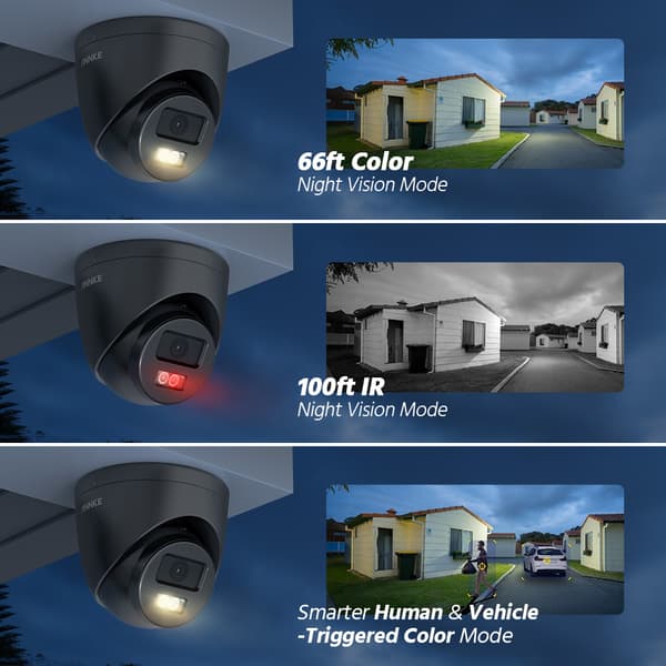 3K Dual Light Sikkerheds IP Kamera, Smart Bevægelsesdetektion, Vejrbeskyttet Design