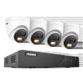 Miniatyrbild 1 av 2: IP-säkerhetskamerasystem, Smart Dual-Light, 6MP HD-kvalitet,8CH 4Pcs Kit I51EM, Ingen