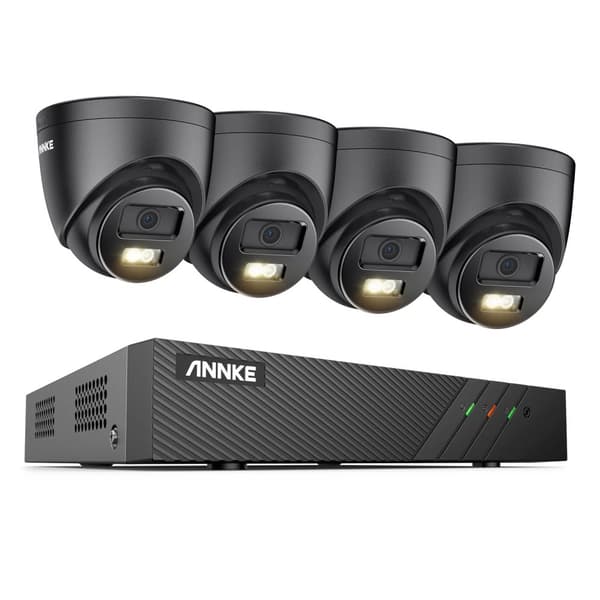 IP-säkerhetskamerasystem, Smart Dual-Light, 6MP HD-kvalitet,8CH 4Pcs Kit I51EH, 4T