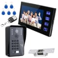 Miniatyrbillede 1 af 2: 7" Video Dørtelefon Intercom System, Hands-free med Natvision, Flere Låsemetoder,816BMJKENO11816BMJKENO11