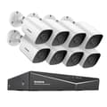 Miniatyrbild 2 av 2: SANNCE 8CH DVR Kit, 1080P Högupplösning, Nattseende upp till 30m,8CH 8PCS DVR Kit-a, 1T