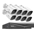 Miniatyrbild 1 av 2: SANNCE 8CH DVR Kit, 1080P Högupplösning, Nattseende upp till 30m,8CH 8PCS DVR Kit-a, 1T